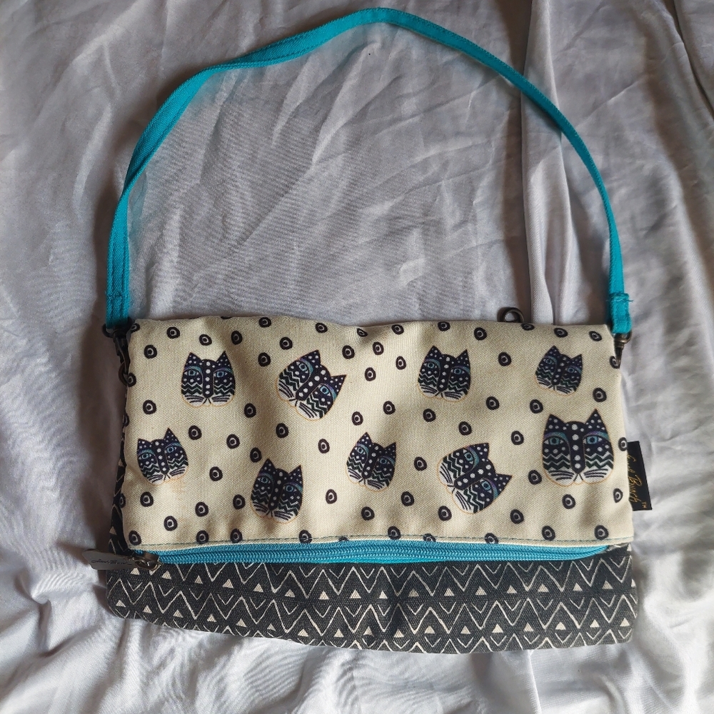 Laurel Burch Cat Boho Shoulder Bag